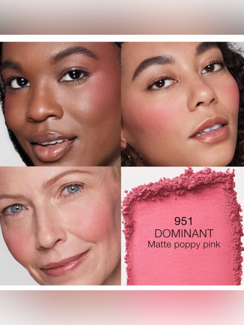 NARS 951 Dominant Matte Poppy Pink Blush